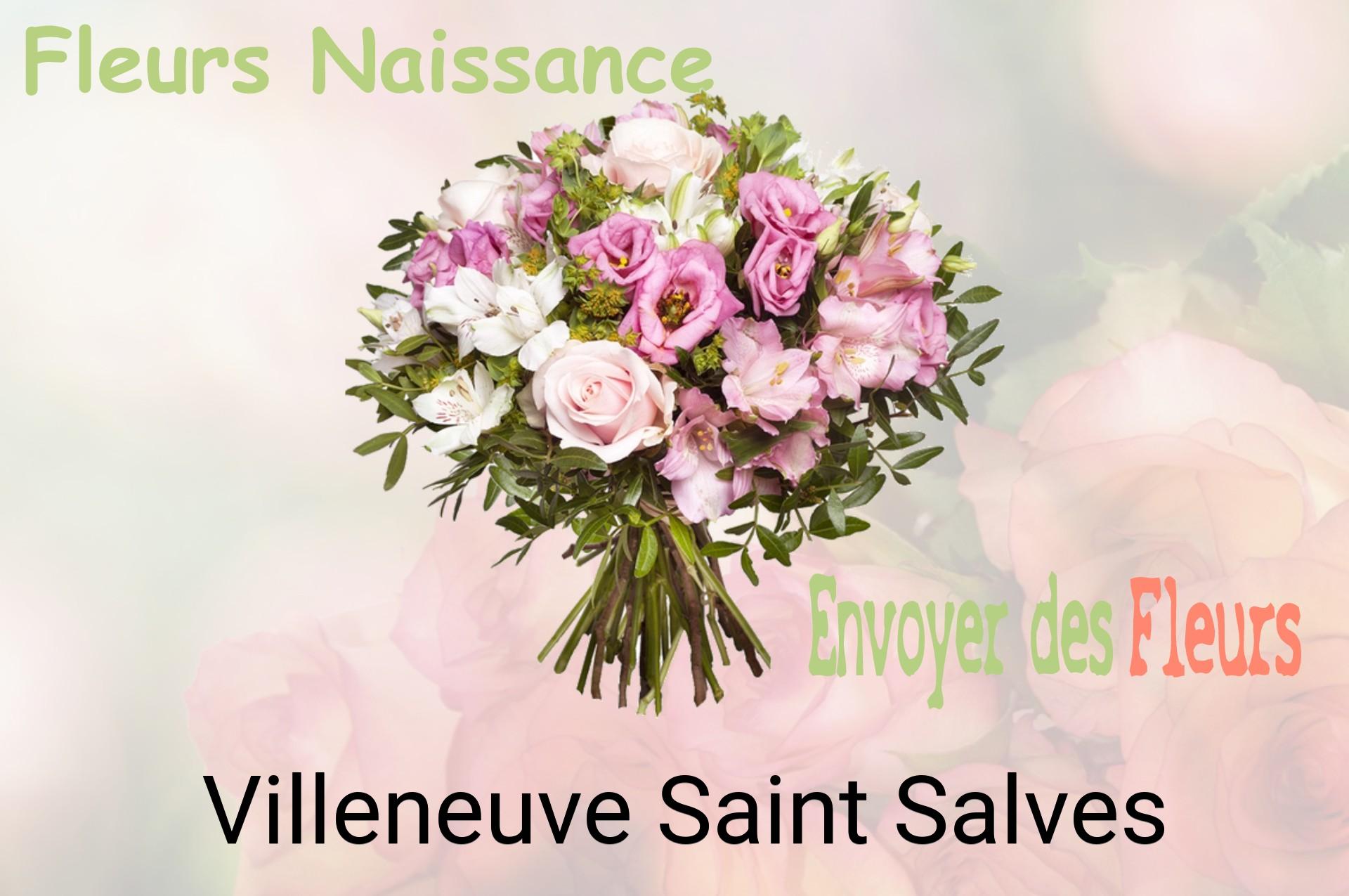 Bouquet de fleurs de naissance livré à Villeneuve-Saint-Salves